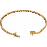 14K Yellow 1 CTW Diamond Line Bracelet photo 2