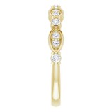 14K Yellow 1/3 CTW Diamond Anniversary Band photo 4