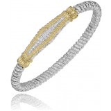 Vahan 14k Gold & Sterling Silver Diamond Bracelet photo