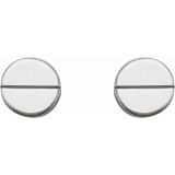Platinum Geometric Earrings photo 2