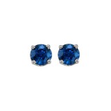 Gems One 14Kt White Gold Sapphire (1 Ctw) Earring photo