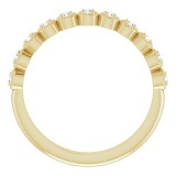 14K Yellow 1/6 CTW Diamond Anniversary Band photo 2