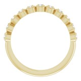 14K Yellow 1/6 CTW Diamond Anniversary Band photo 2