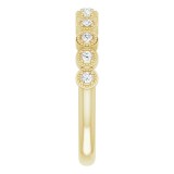 14K Yellow 1/6 CTW Diamond Anniversary Band photo 4