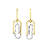 Gems One 10Kt Yellow Gold Diamond (1/6Ctw) Earring photo