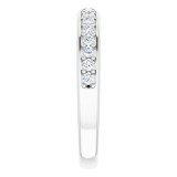 14K White 1/3 CTW Diamond Anniversary Band photo 4