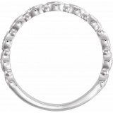 14K White 1/8 CTW Stackable Diamond Ring photo 2