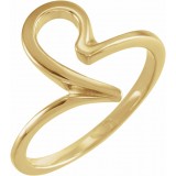 14K Yellow Freeform Ring photo