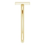 14K Yellow Initial H Ring photo 4