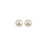 Gems One 14Kt White Gold Pearl (1 Ctw) Earring photo