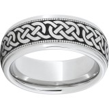 Serinium Domed Grooved Edge Band with 3KM Laser Engraving photo