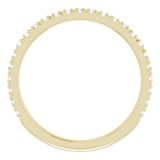 14K Yellow 1/3 CTW Diamond Matching Band photo 2