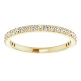 14K Yellow 1/3 CTW Diamond Matching Band photo 3