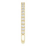 14K Yellow 1/3 CTW Diamond Matching Band photo 4