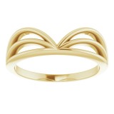 14K Yellow Crown Ring photo 3