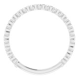 14K White 1/4 CTW Diamond Anniversary Band photo 2
