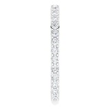 14K White 1/2 CTW Diamond Anniversary Band photo 4