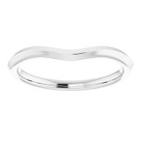 14K White Matching Band photo 3