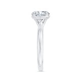 Shah Luxury 18K White Gold Diamond Engagement Ring (Semi-Mount) photo 3