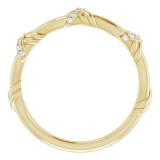 14K Yellow .06 CTW Diamond Anniversary Band photo 2