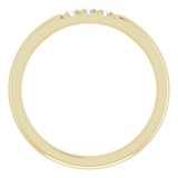 14K Yellow .09 CTW Diamond French-Set Anniversary Band photo 2