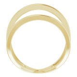 14K Yellow Freeform Ring photo 2