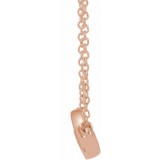 14K Rose Geometric 16-18 Necklace photo 2