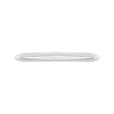Shah Luxury 14K White Gold Plain Wedding Band photo