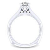Gabriel & Co 14K White Gold Rina Solitaire Diamond Engagement Ring photo 2