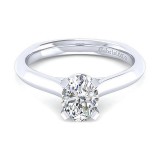 Gabriel & Co 14K White Gold Rina Solitaire Diamond Engagement Ring photo