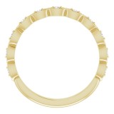 14K Yellow .07 CTW Diamond Anniversary Band photo 2
