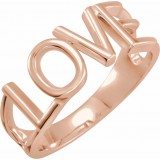 14K Rose Love Ring photo