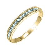 Gems One 10Kt Yellow Gold Aquamarine (1/3 Ctw) Ring photo