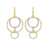 Gems One 14Kt Yellow Gold Diamond (1/2Ctw) Earring photo