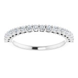 14K White 1/3 CTW Diamond Anniversary Band photo 3