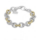 Vahan 14k Gold & Sterling Silver Chain Bracelet photo