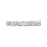 Shah Luxury 14K White Gold Diamond Wedding Band photo