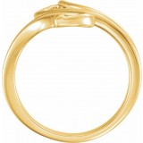 14K Yellow Freeform Remount Ring photo 2