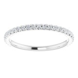 14K White 1/4 CTW Diamond Anniversary Band photo 3