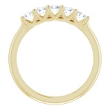 14K Yellow 1/2 CTW Diamond Anniversary Band photo 2