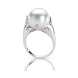 Imperial Pearl 14k White Gold Freshwater Pearl Ring photo