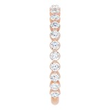 14K Rose 3/4 CTW Diamond Anniversary Band photo 4