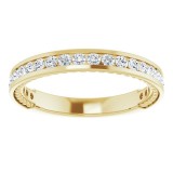 14K Yellow 1/2 CTW Diamond Anniversary Band photo 3