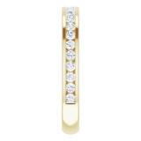 14K Yellow 1/2 CTW Diamond Anniversary Band photo 4