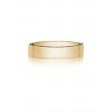 Henri Daussi 5mm Men's Wedding Band MB40 18k Gold Yellow 0.75 Ctw. photo 2