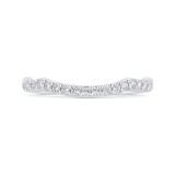 Shah Luxury Round Diamond Half-Eternity Wedding Band In 14K White Gold photo
