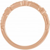 14K Rose 1/8 CTW Diamond Anniversary Band photo 2