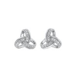 Gems One 10Kt White Gold Diamond (1/10 Ctw) Earring photo