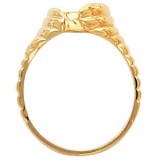 14K Yellow Freeform Remount Ring photo 2