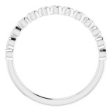 14K White 1/6 CTW Diamond Anniversary Band photo 2